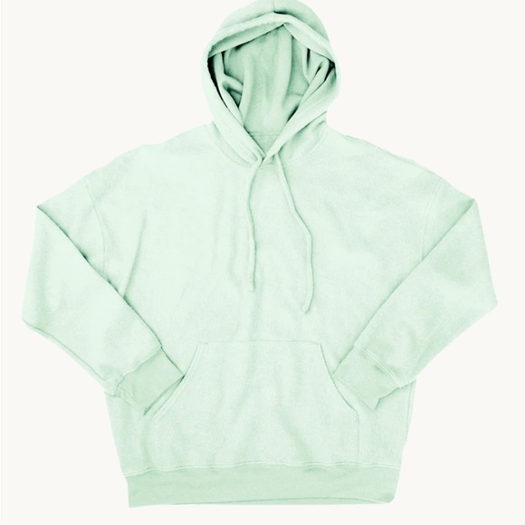 EUC SOFT SERVE Cloud Cotton Hoodie, Green Mint - Medium - Picture 2 of 8